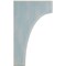 Ekena Millwork 3 1/2"W x 6"D x 10"H Clarksville Wood Vintage Decor Bracket, Driftwood Blue BKTWD04X06X10CVBU - alternate 3